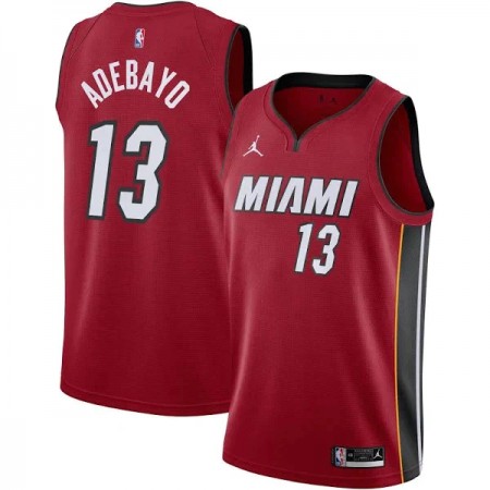 Dres Miami Heat Bam Adebayo 13 Jordan 2022-23 Icon Edition Crvena Swingman
